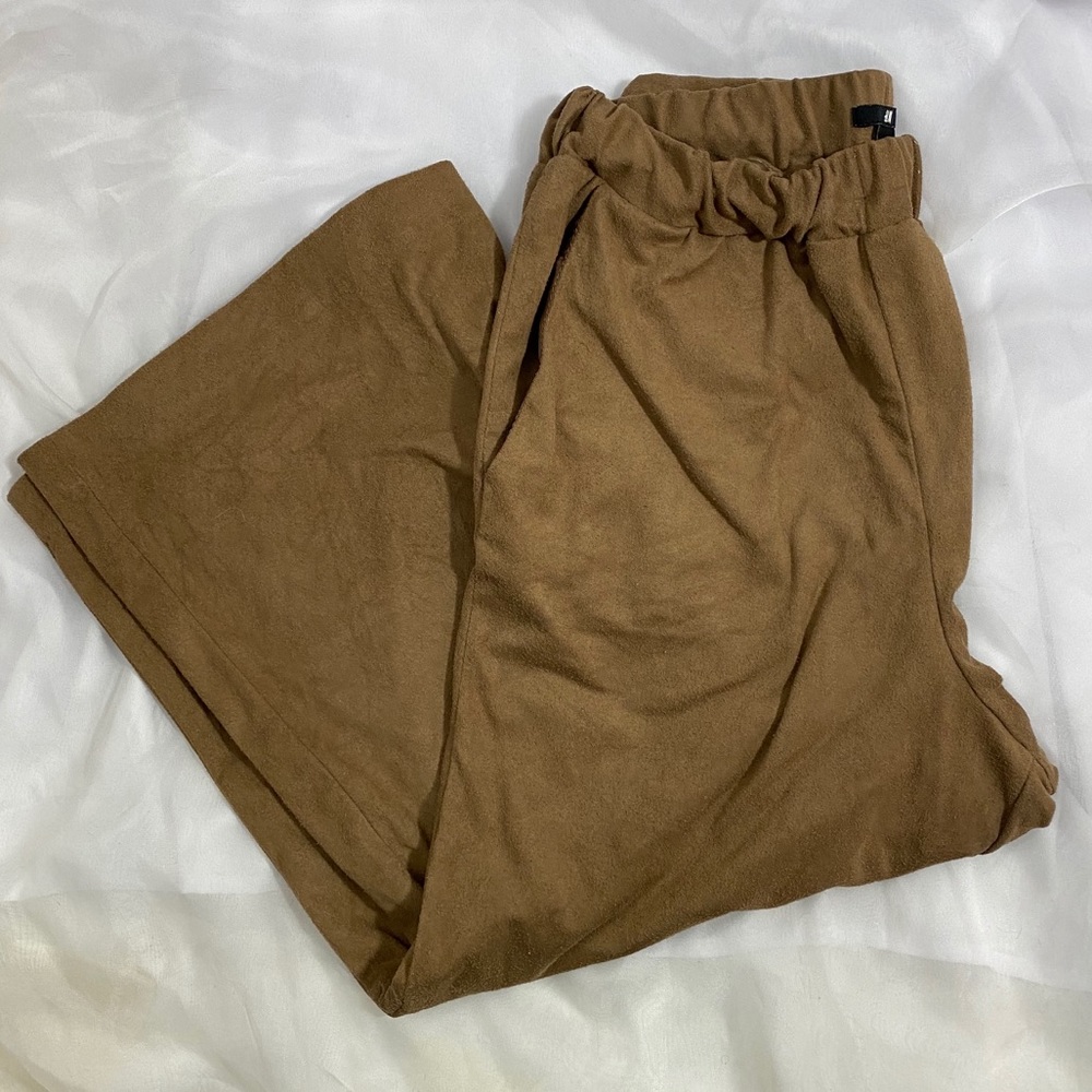 H&M Suede High-Waisted Culottes